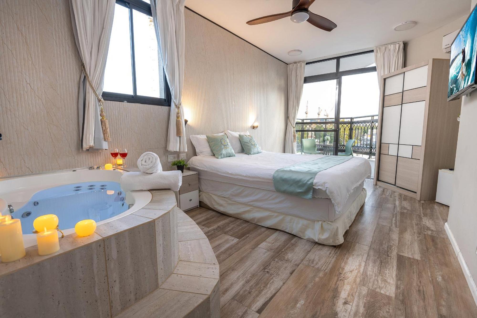 Ferienwohnung Luxurious Penthouse In Tel Aviv With Pool Exterior foto