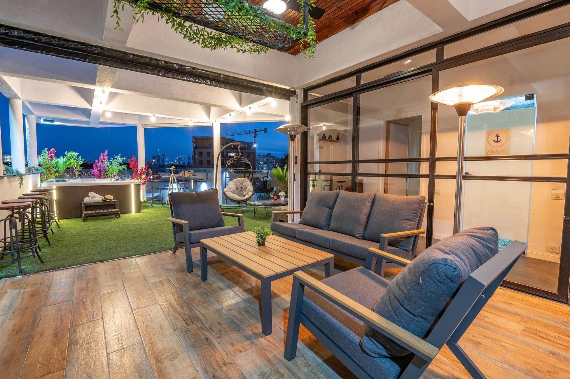 Ferienwohnung Luxurious Penthouse In Tel Aviv With Pool Exterior foto