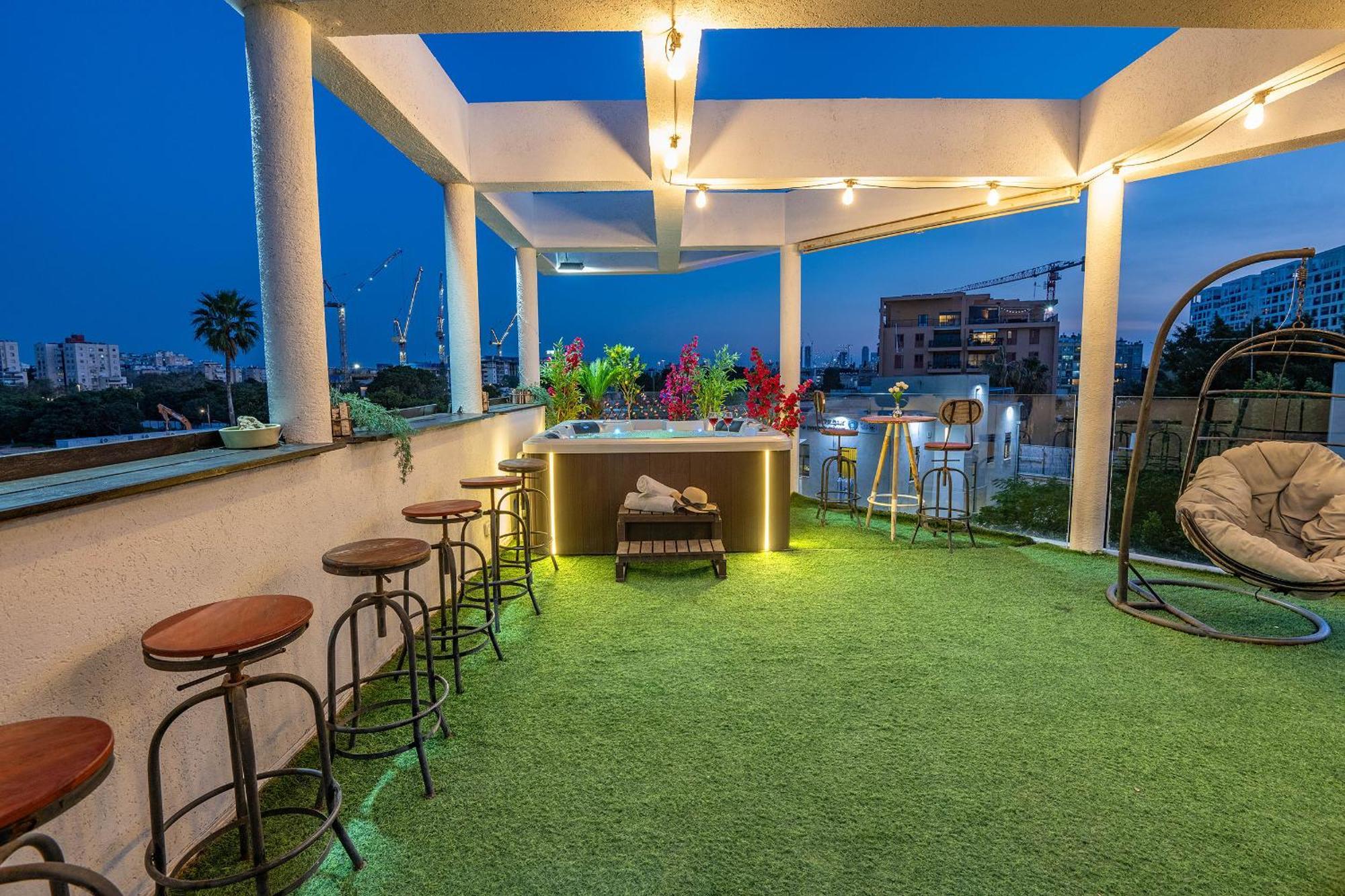 Ferienwohnung Luxurious Penthouse In Tel Aviv With Pool Zimmer foto